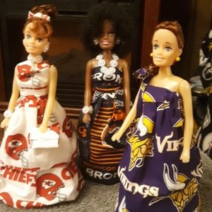 Football team air freshener dolls